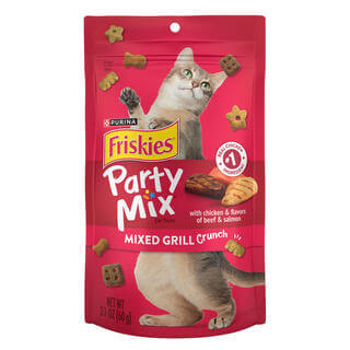 FRISKIES Party Mix Crunch Cat Treat 60g | BUNDLE PROMO