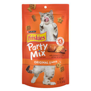 FRISKIES Party Mix Original Crunch Cat Treat 60g | BUNDLE PROMO