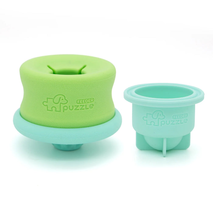 Puzzle Feeder Interactive Dog Toy Lickpop Green
