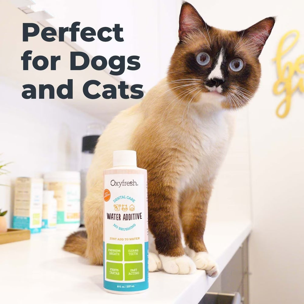 Oxyfresh Premium Pet Care Solution Cat & Dog Dental Water Additive (2 Sizes)