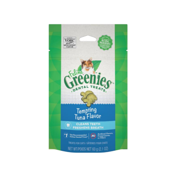 GREENIES Feline Dental Cat Treats for Adult Cats – All Flavors 60g