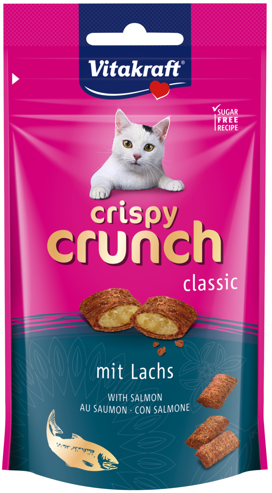 Vitakraft Crispy Crunch Salmon 60g X8