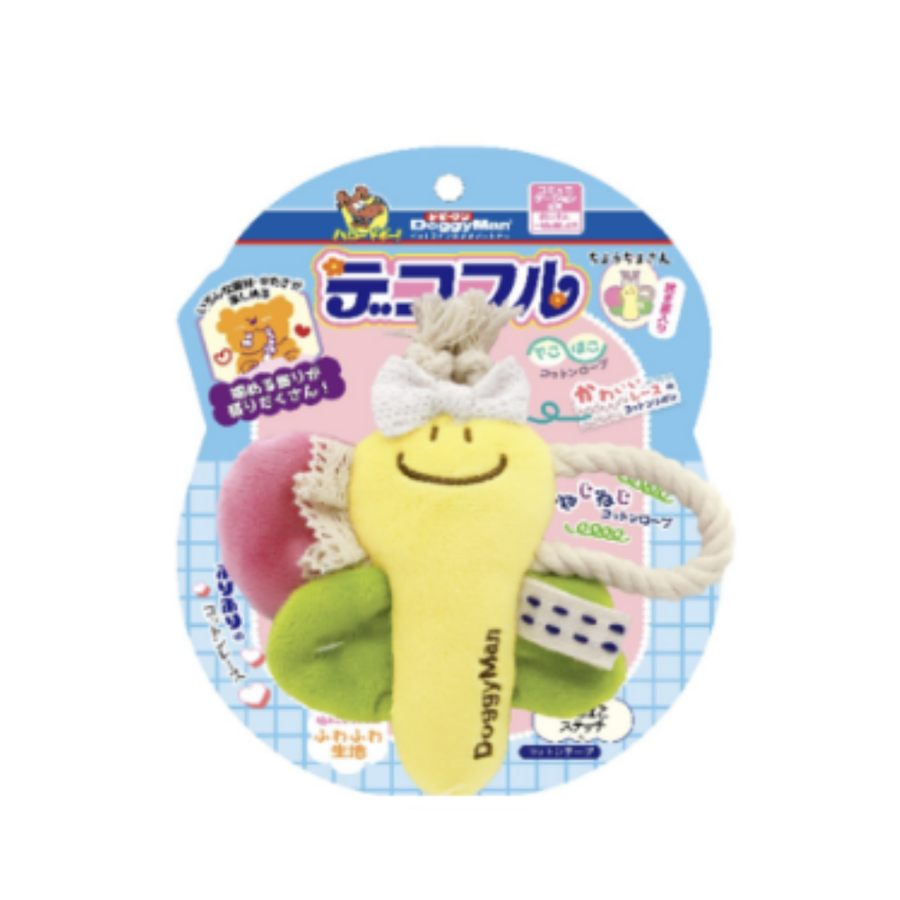 Doggyman Plush & Squeaky Toy for Dogs – Animal Character Series