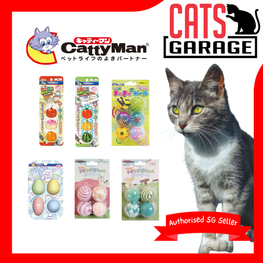 CattyMan Assorted Cat Ball Toys 3pcs/4pcs/6pcs
