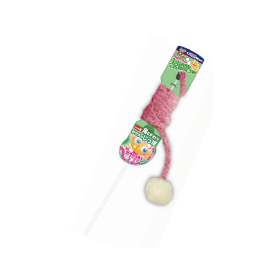 Cattyman Natural & Jareneko Cat Stick/Tail/Wand/Swingy Toys – Assorted Animal Characters