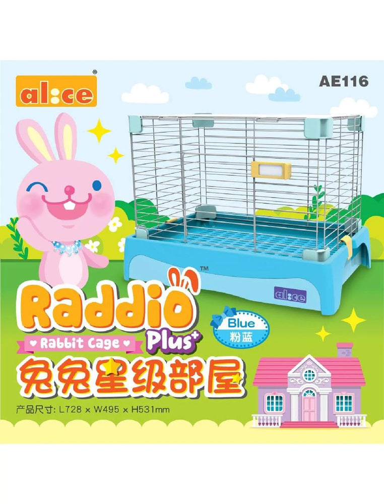 Alice Raddio Plus Rabbit Cage Blue