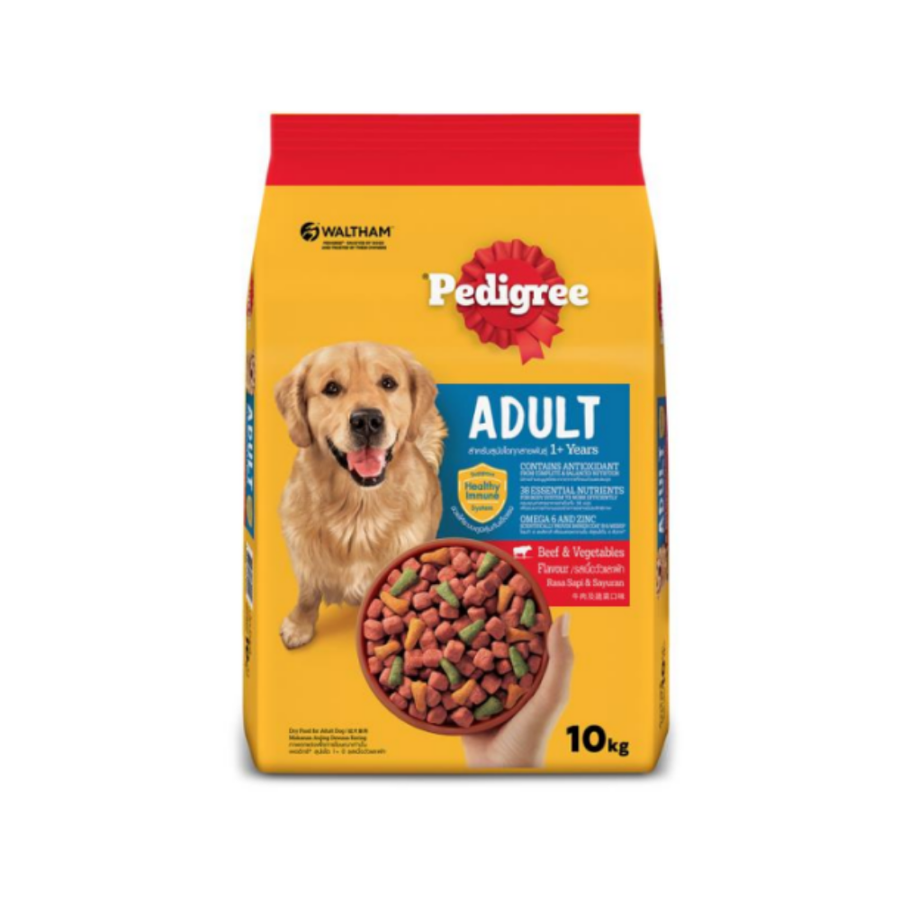 Pedigree Assorted Dry Dog Food for Adult Dog - 10kg