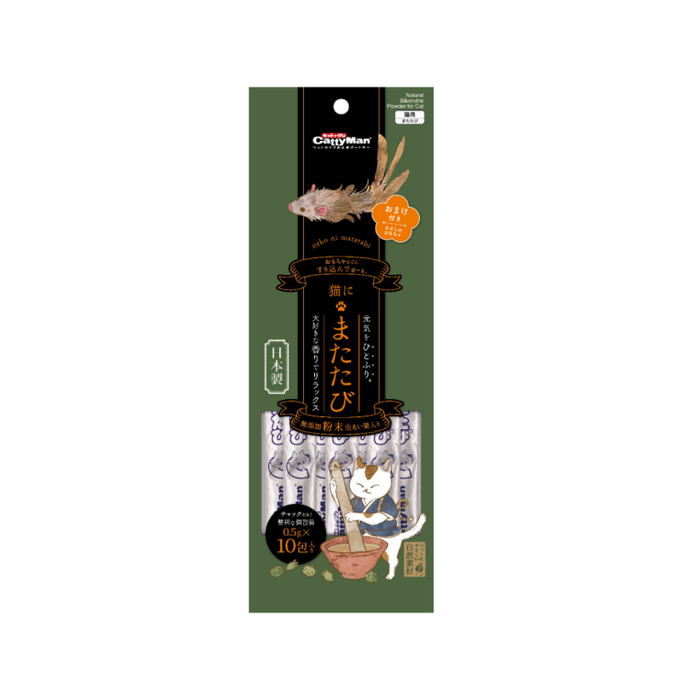 CattyMan Natural Silvervine Collection - Catnip with Cat Toy