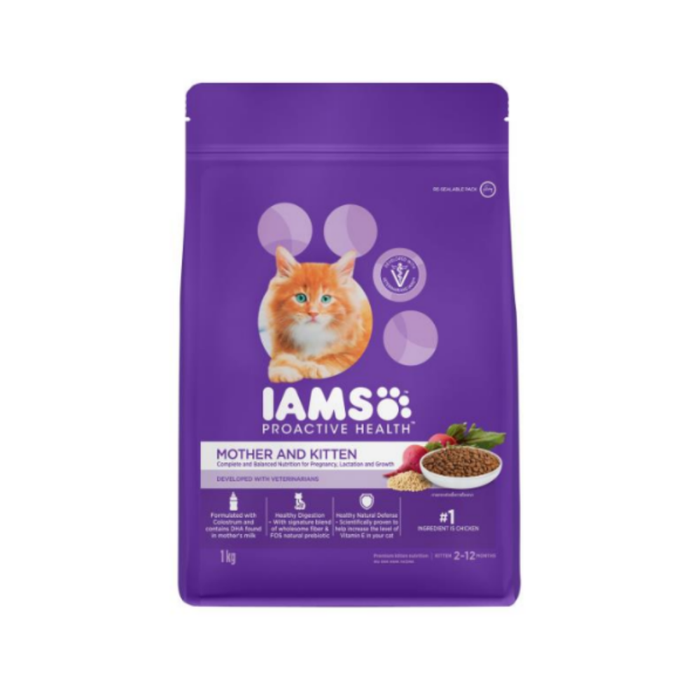 IAMS Assorted Cat Dry Food For Mother/Adult Cat 1kg/3kg
