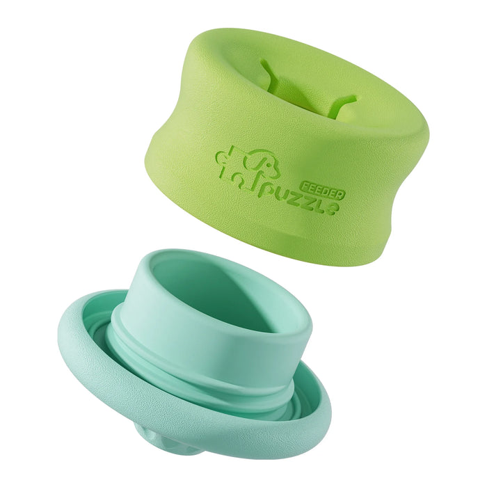 Puzzle Feeder Interactive Dog Toy Lickpop Green
