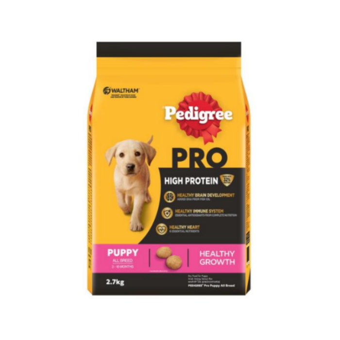 Pedigree PRO High Protein Dry Dog Food For All Breeds 1.3kg/1.5kg/2.7kg/3kg