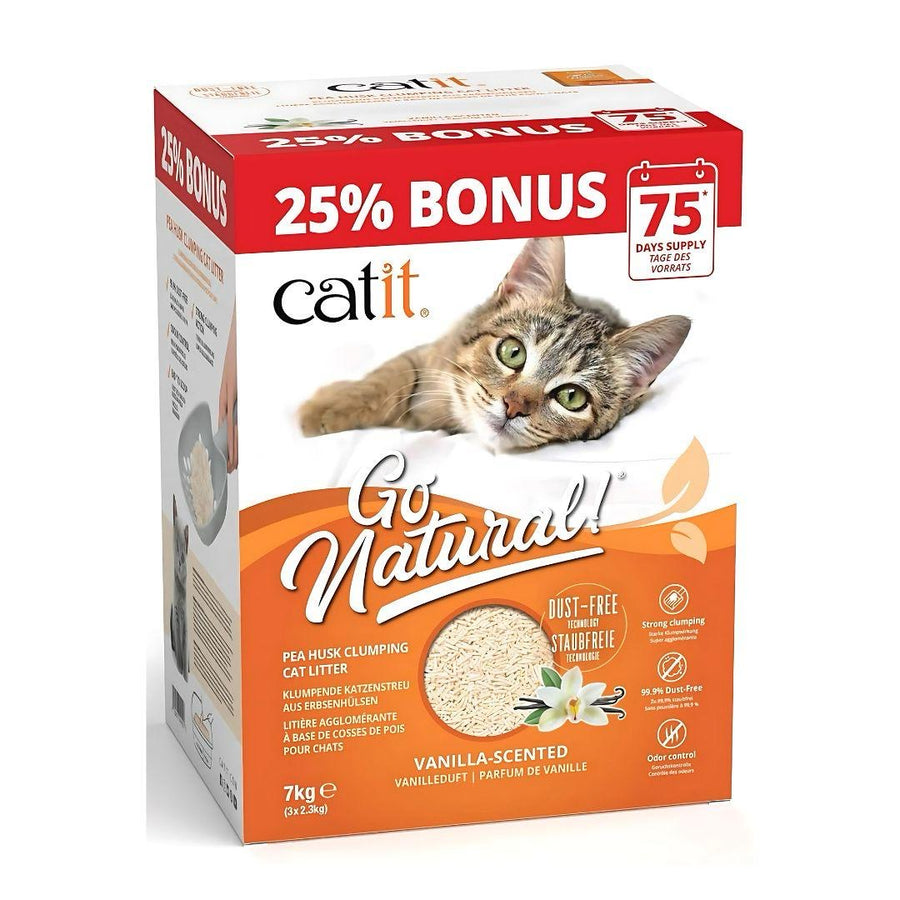 Catit Go Natural Pea Husk Clumping Cat Litter 7kg