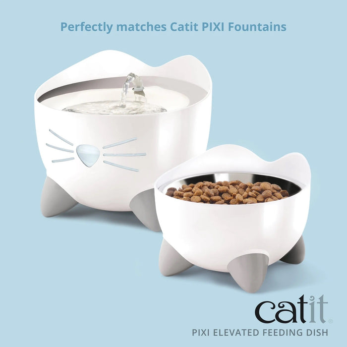 Catit Pixi Elevated Feeding Dish for Cats 200ml