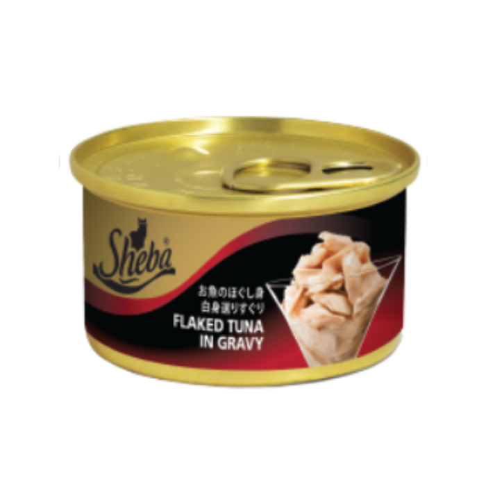 Sheba Premium Wet Cat Food in Gravy & Jelly 85g (24-Can)