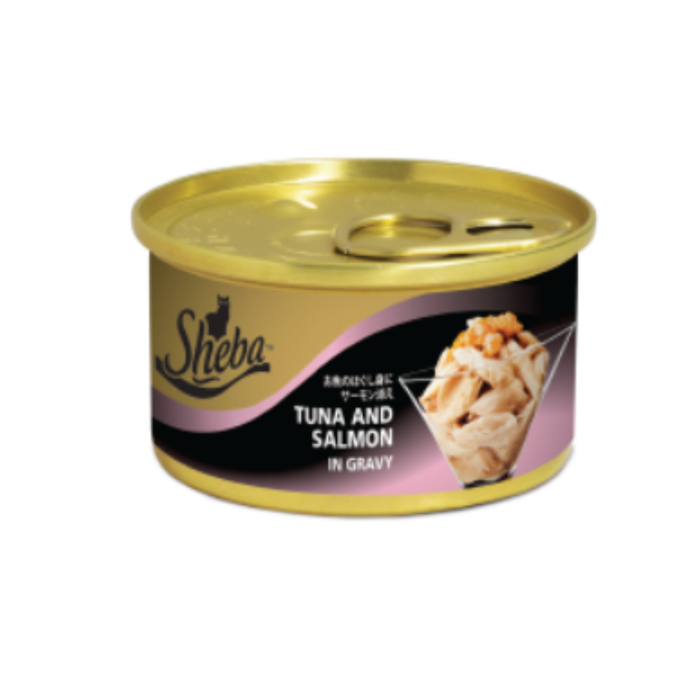 Sheba Premium Wet Cat Food in Gravy & Jelly 85g (24-Can)