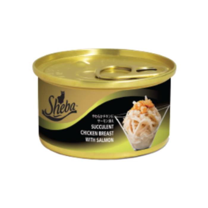 Sheba Premium Wet Cat Food in Gravy & Jelly 85g (24-Can)