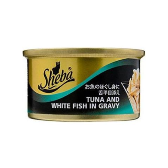 Sheba Premium Wet Cat Food in Gravy & Jelly 85g (24-Can)