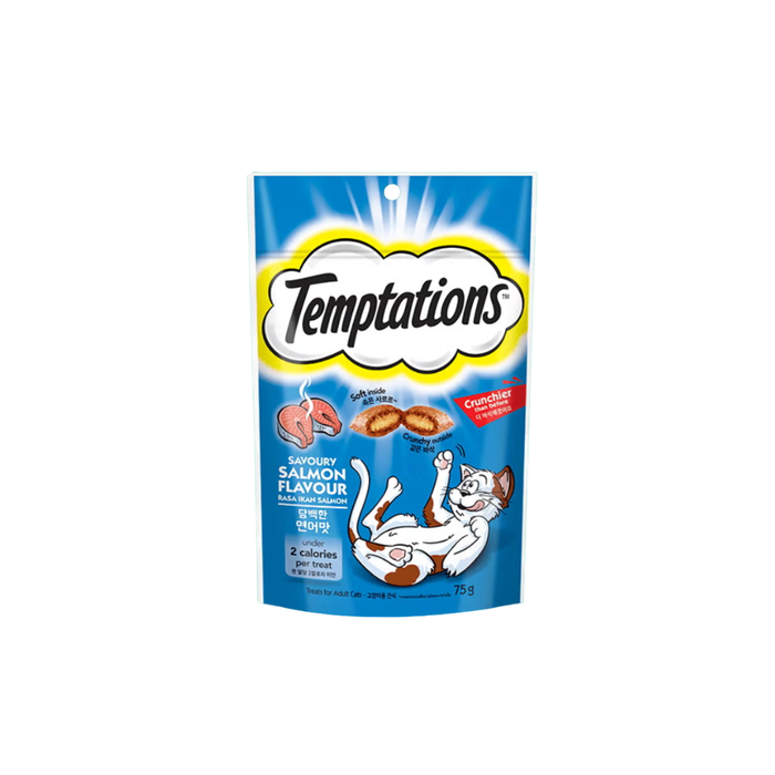 Temptations Assorted Cat Treats Pocket/Mix Ups 75g (6-Pack)