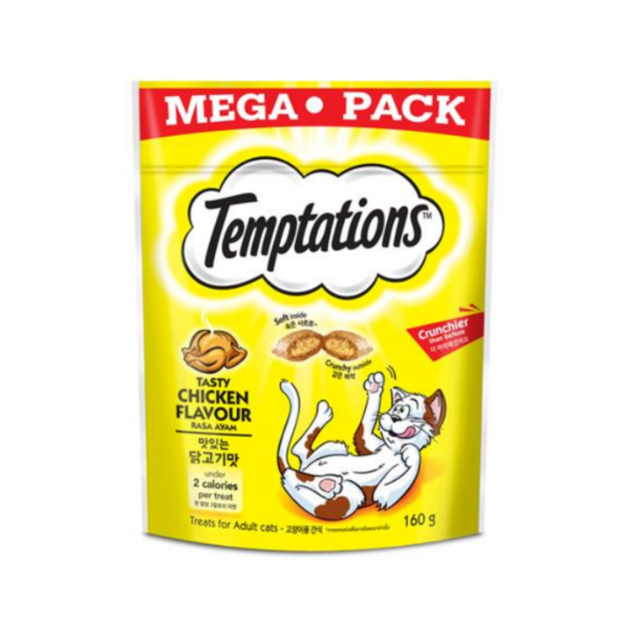Temptations Assorted Mega Pack Cat Treats 160g (5-Pack)