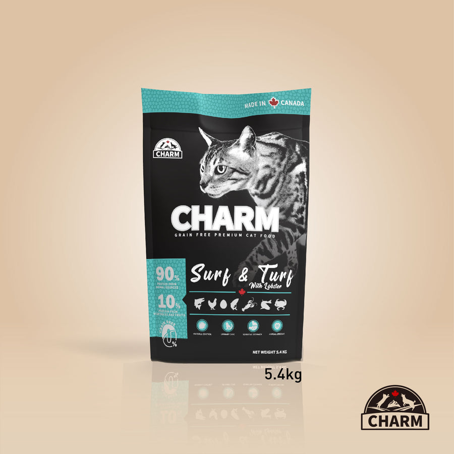 CHARM Surf & Turf Recipe Cat Dry Food (3 Sizes)