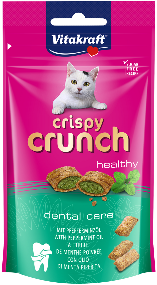 Vitakraft Crispy Crunch Dental Care (Peppermint) 60g X8