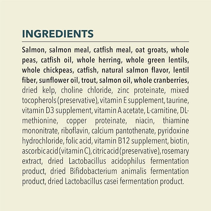 ACANA Bountiful Catch Dry Cat Food | Fish Recipe Cat Kibble Adult Cats Grain Free Omega Fatty Acids Skin & Coat