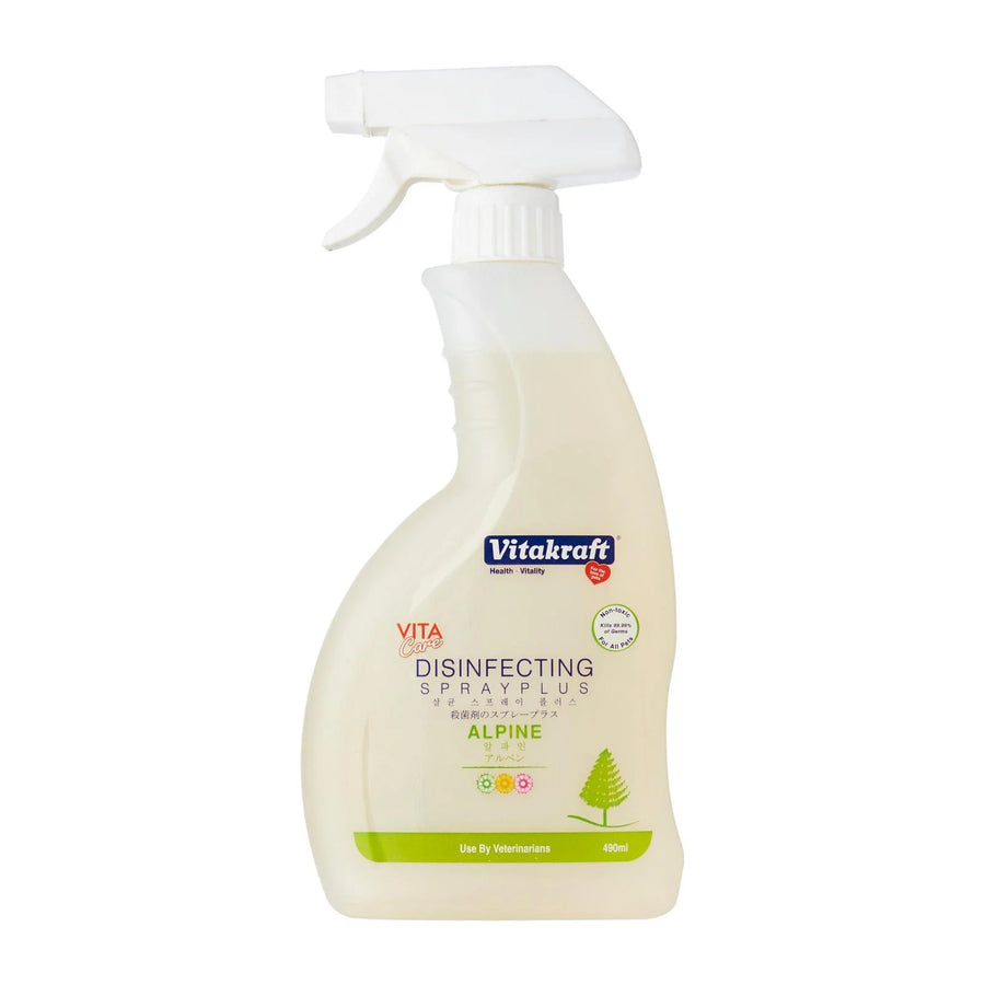 Vitakraft Disinfectant Spray Plus Alpine Scent 490ml