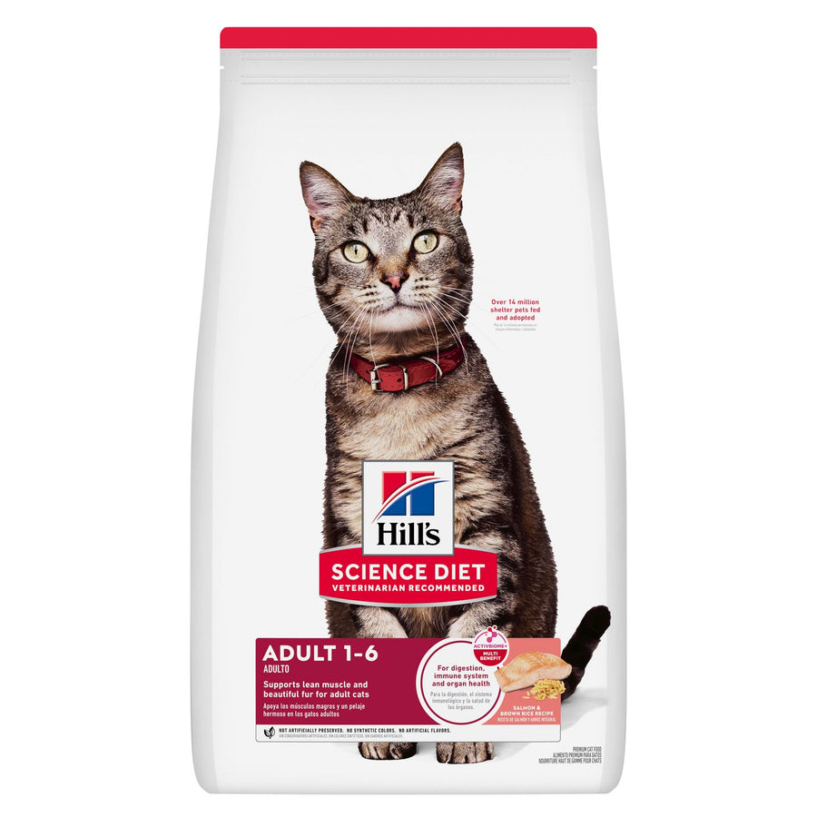 Hill's Science Diet Adult | Salmon & Brown Rice Recipe Dry Cat Food 1.58kg