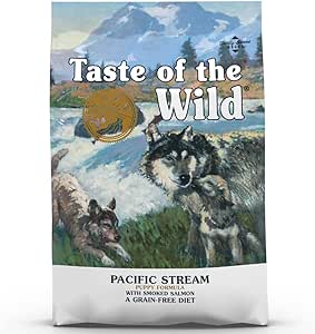 Taste Of The Wild Canine TOW Pacific Stream Puppy Smoked Salmon  Dry PUPPY Food 2kg