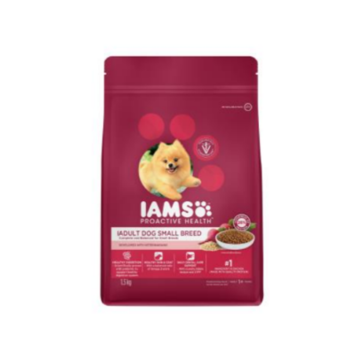 IAMS Dry Dog Food – Complete & Balanced Nutrition 1.5kg/3kg/8kg