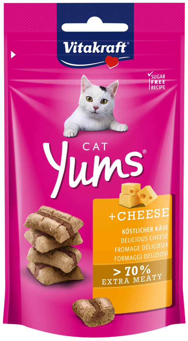 Vitakraft Cat Yums Cheese 40g X9