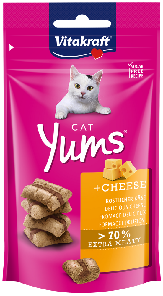 Vitakraft Cat Yums Cheese 40g X9