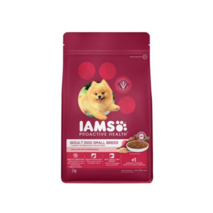IAMS Dry Dog Food – Complete & Balanced Nutrition 1.5kg/3kg/8kg