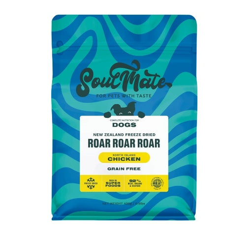 SoulMate Roar Roar Roar North Island Chicken Freeze Dried Dog (2 Sizes)