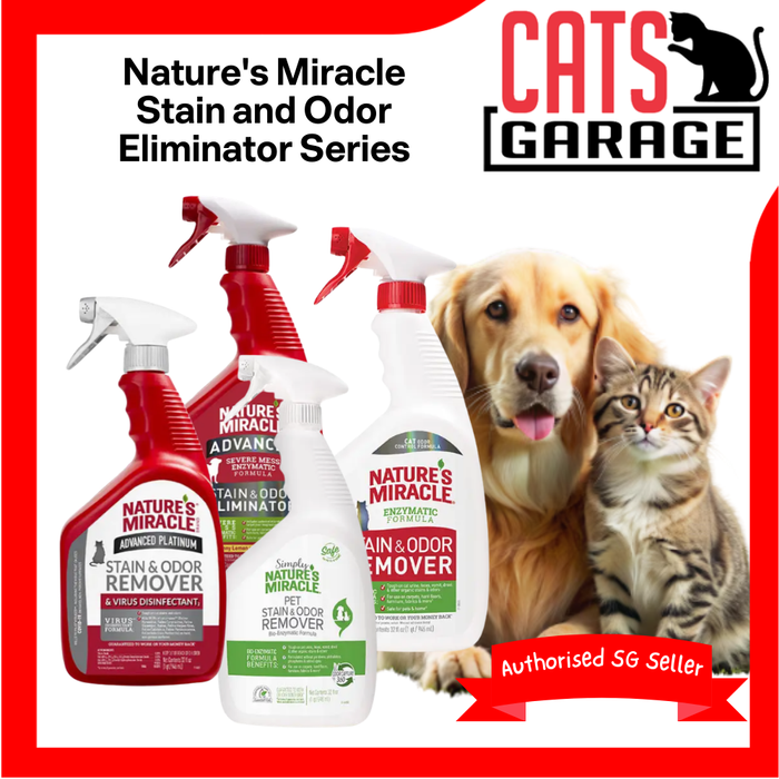 Nature's Miracle Stain and Odor Eliminator Series 32/64/128oz