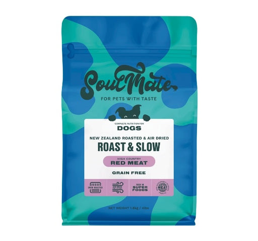SoulMate Roast & Slow High Country Red Meat Baked and Air Dried Dog (2 Sizes)