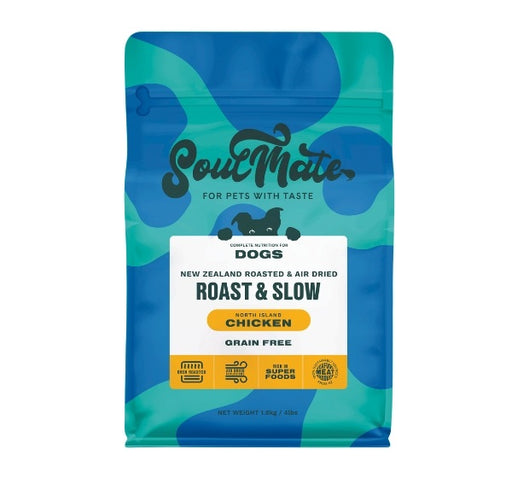 SoulMate Roast & Slow North Island Chicken Baked and Air Dried Dog (2 Sizes)