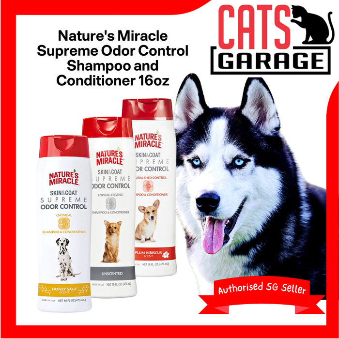Nature's Miracle Supreme Odor Control Shampoo and Conditioner 16oz