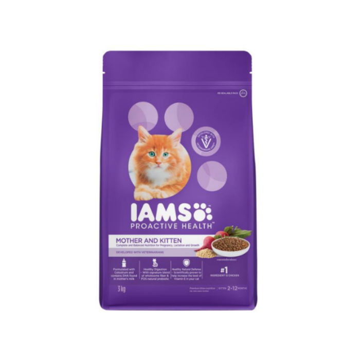 IAMS Assorted Cat Dry Food For Mother/Adult Cat 1kg/3kg