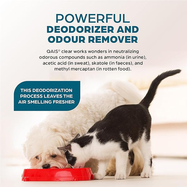 Sunstar Qais Clear Pet Odour Remover & Disinfectant (480ml & 2L)