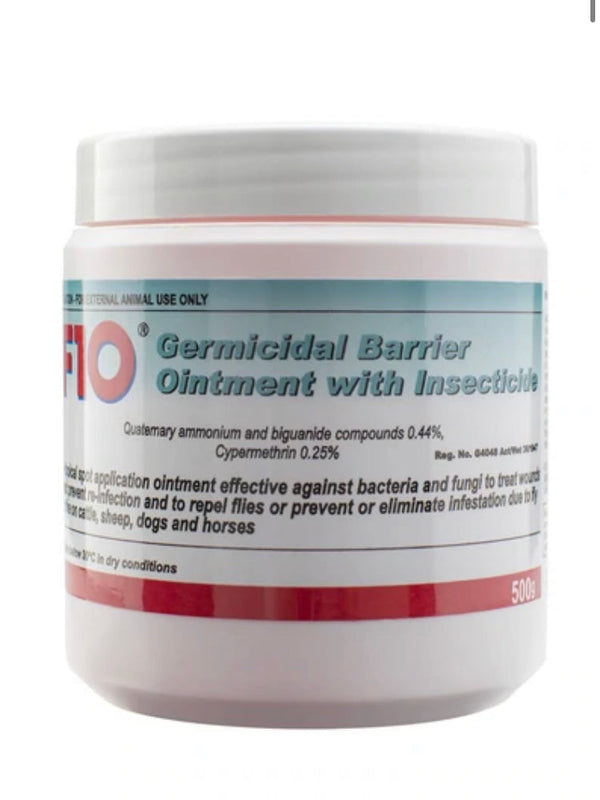 F10 Germicidal Barrier Ointment with Insecticide 500g