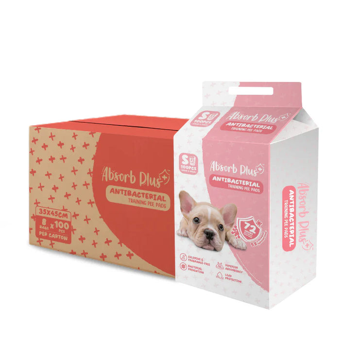 Absorb Plus Antibacterial Small Pee Pad Pet Sheets  | CTN OF 3