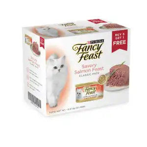 Fancy Feast Classic Savoury Salmon Feast 85g X6