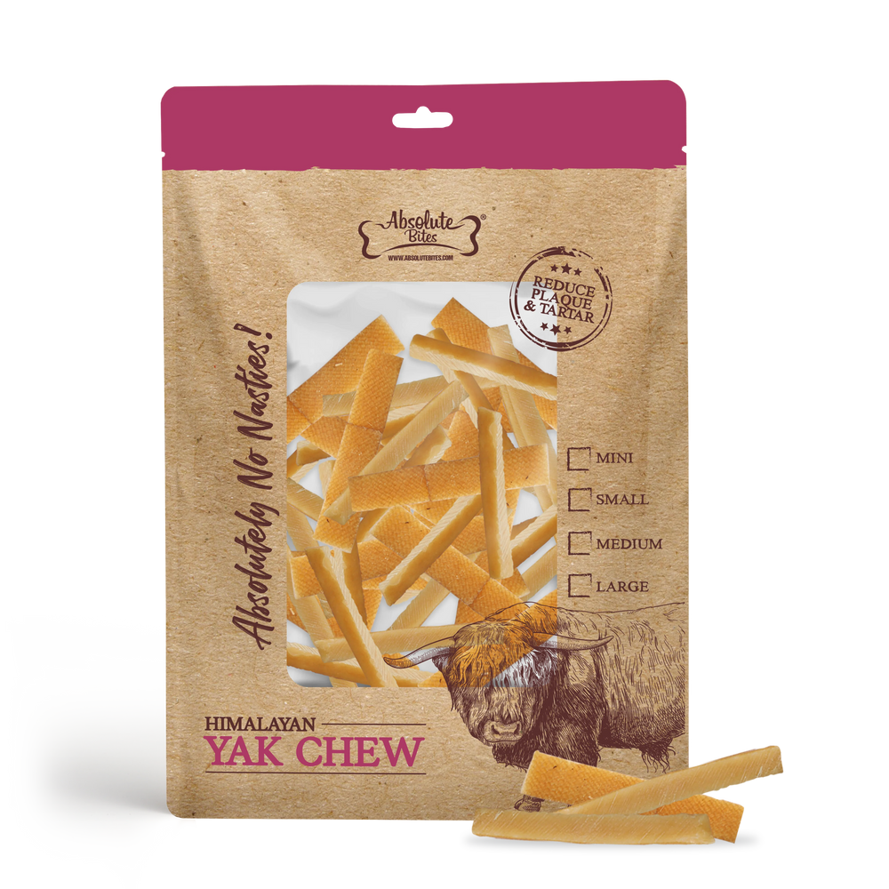 Absolute Bites Single Ingredient Dog Chew - Himalayan Yak Chew (Mini) | 120g