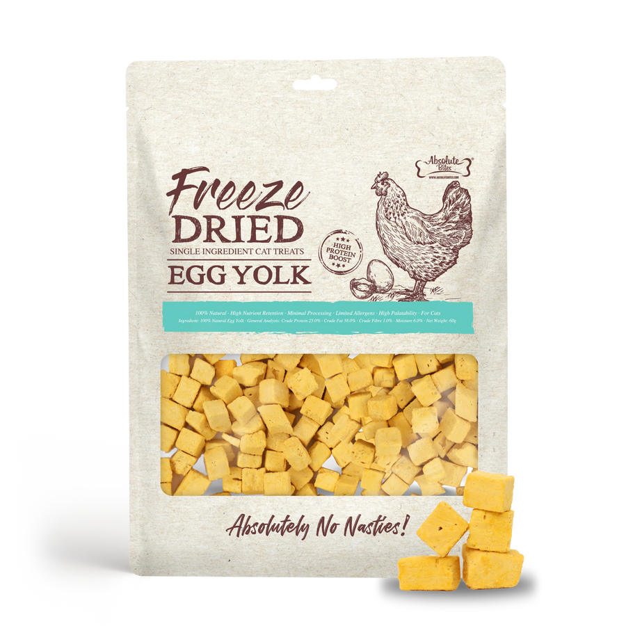 Absolute Bites Single Ingredient Freeze Dried Cat Treats 60g