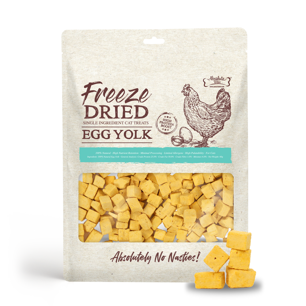 Absolute Bites Single Ingredient Freeze Dried Cat Treats 60g