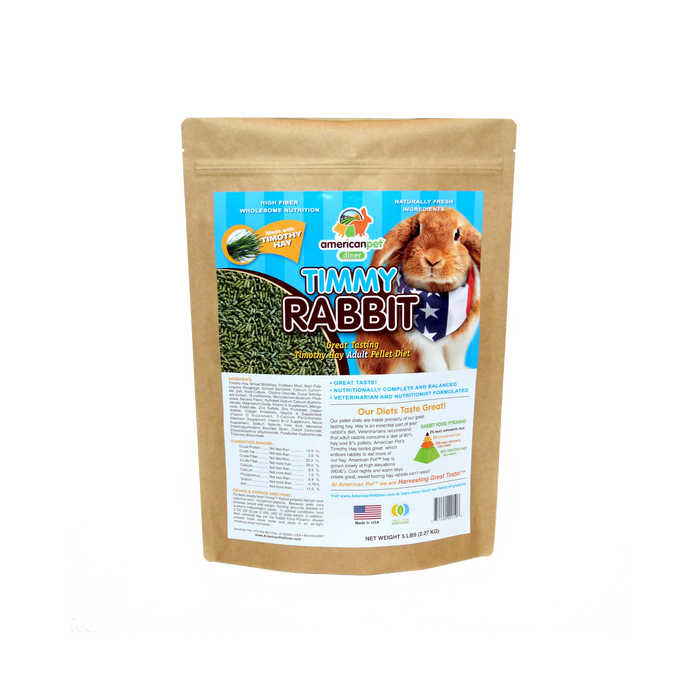 American Pet Timmy Rabbit Pellet 5lbs