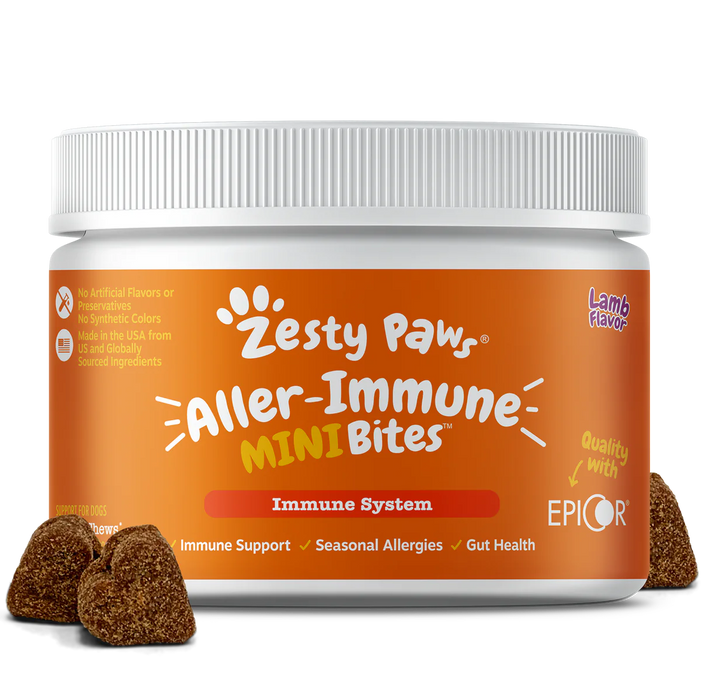Zesty Paws Aller-Immune MINI Bites Lamb 90ct Jar