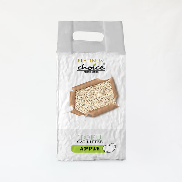 Platinum Choice Tofu Cat Litter Apple 7L X6