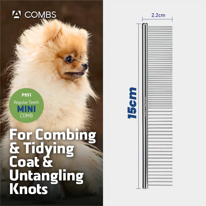 Artero Comb, Double Width Comb (3 Sizes)